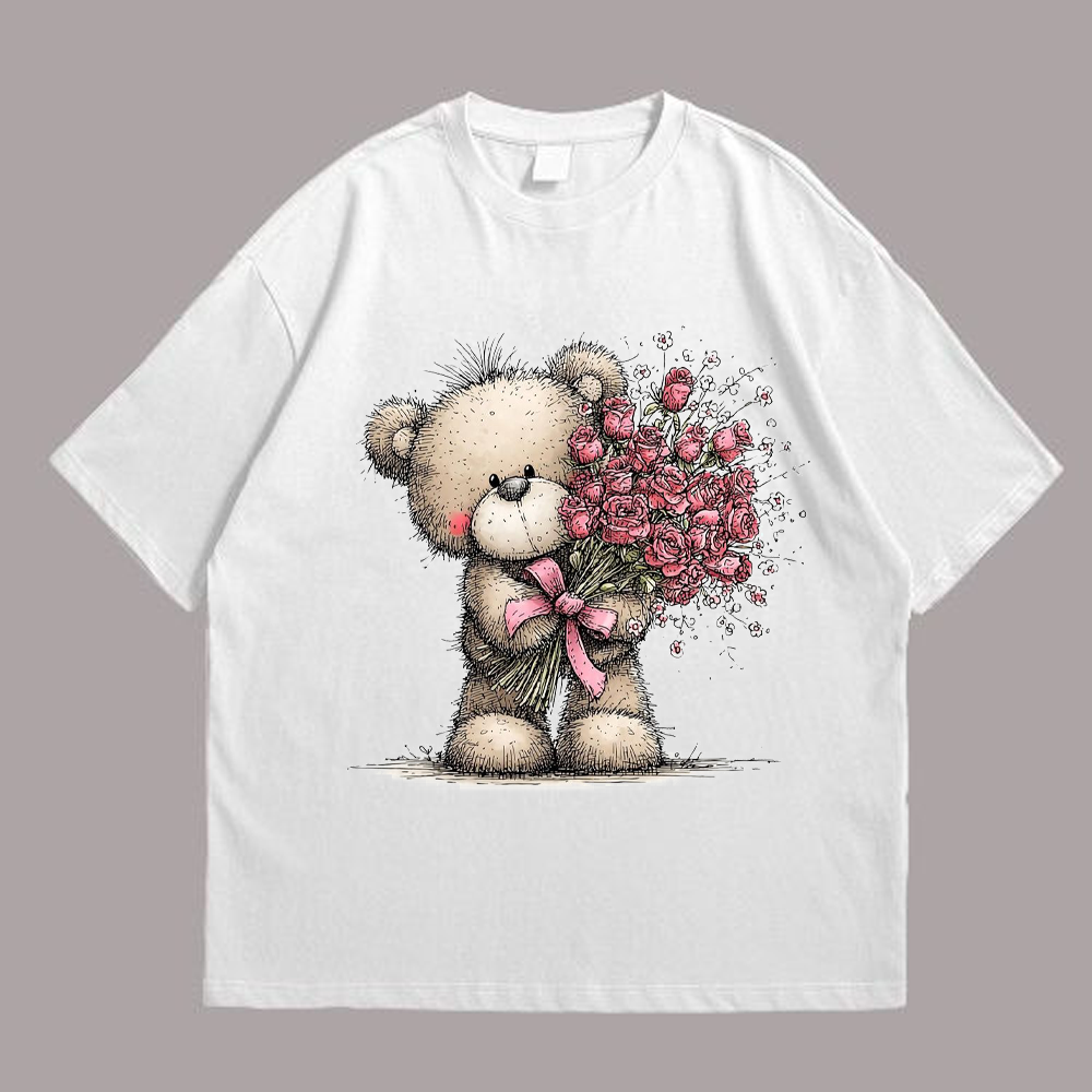 Cute Teddy Bear Valentine Day Tshirt