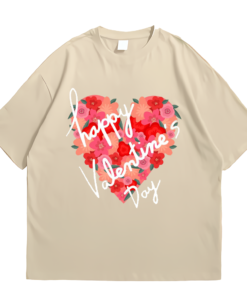 Happy Valentine Day Flower Love Tshirt