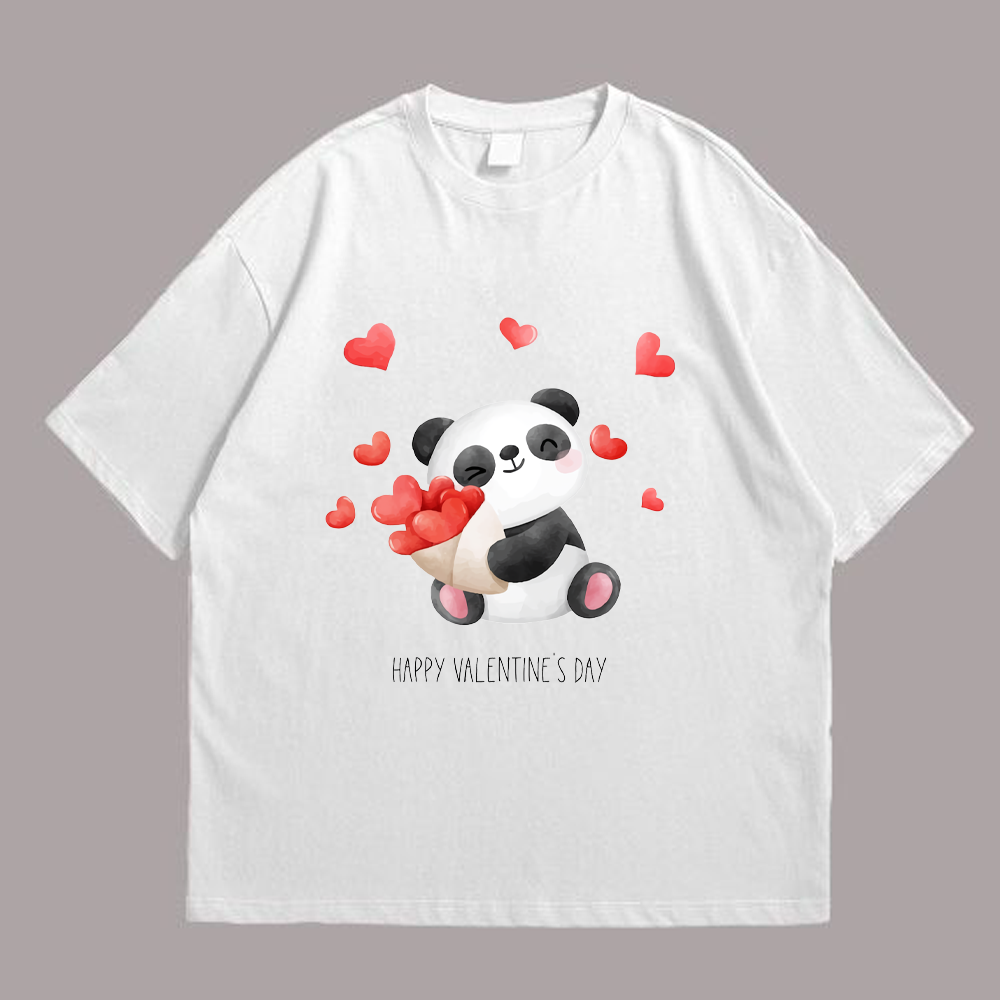 Panda Love for Valentine Day Tshirt