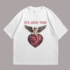 Retro Cupid Disco Heart Tshirt