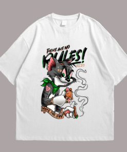 Tom and Jerry There Are No Rules Tshirt