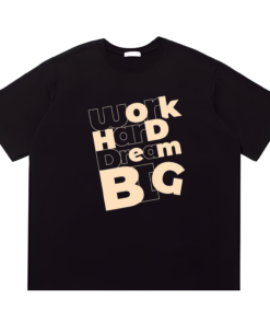 Work hard dream big typography Tshirt