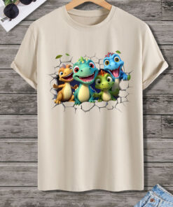 3D Dinosaurs Tshirt