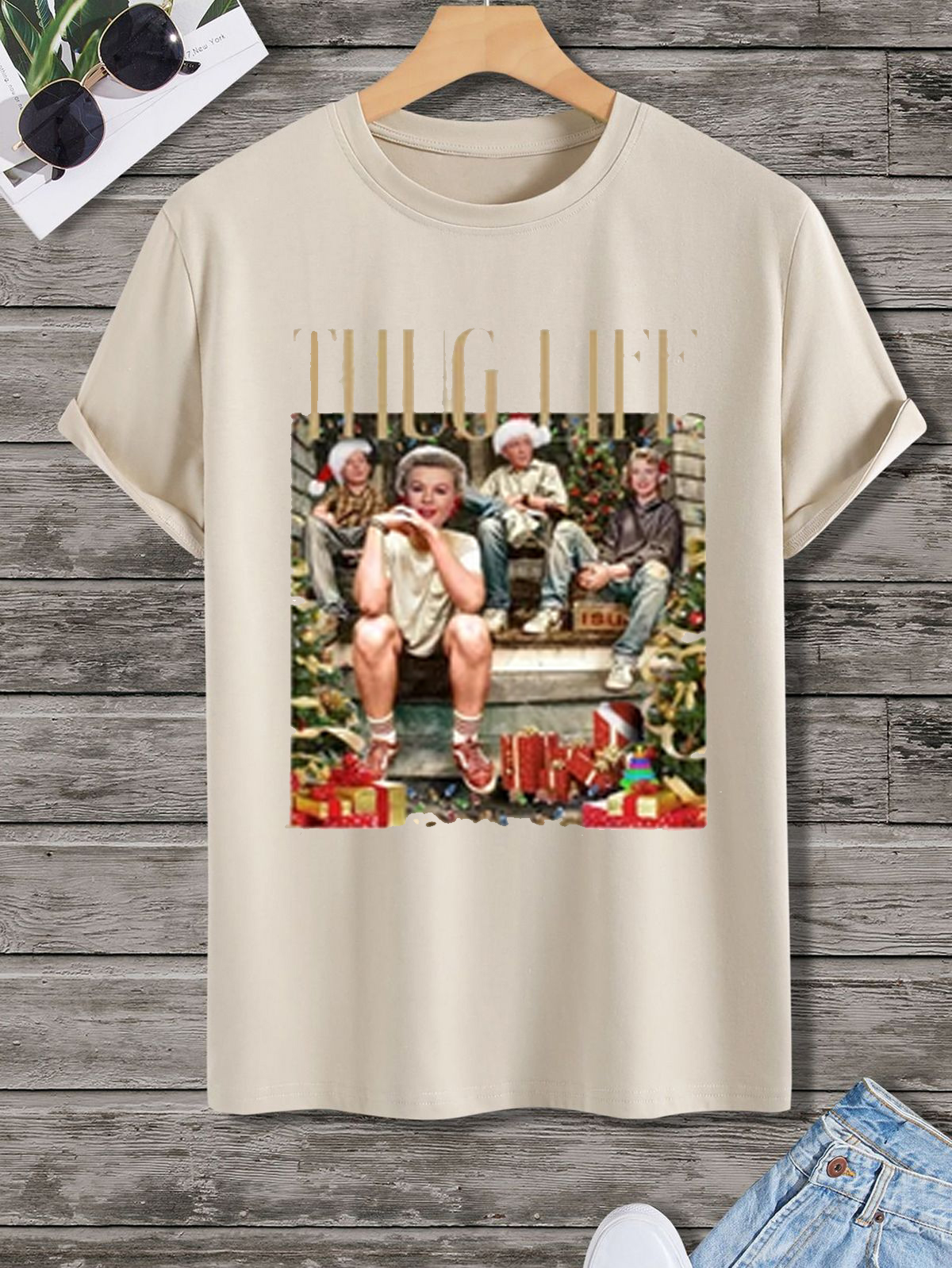 Thug Life Christmas Movie Tshirt